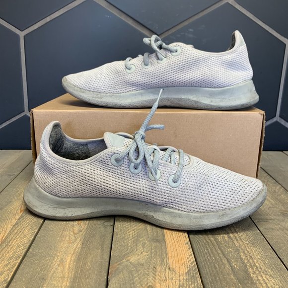 ~!Used W/O Box! Mens Allbirds Tree Runner Grey Low Mesh Trainer Sneaker Size 13 - Picture 2 of 6